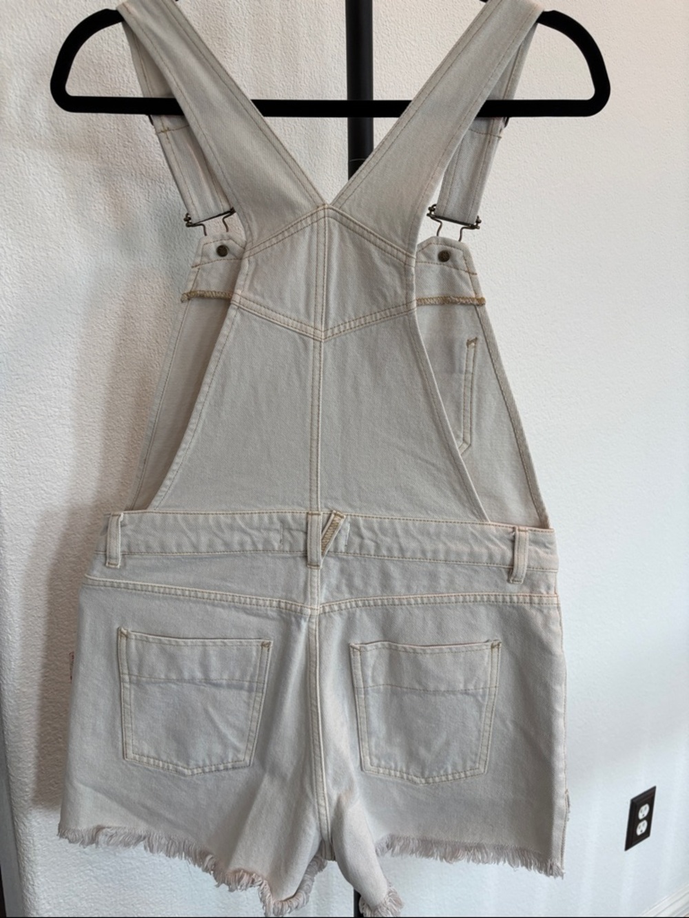Free People Front Zip Overalls NWT Size 6 - Picture 4 of 11